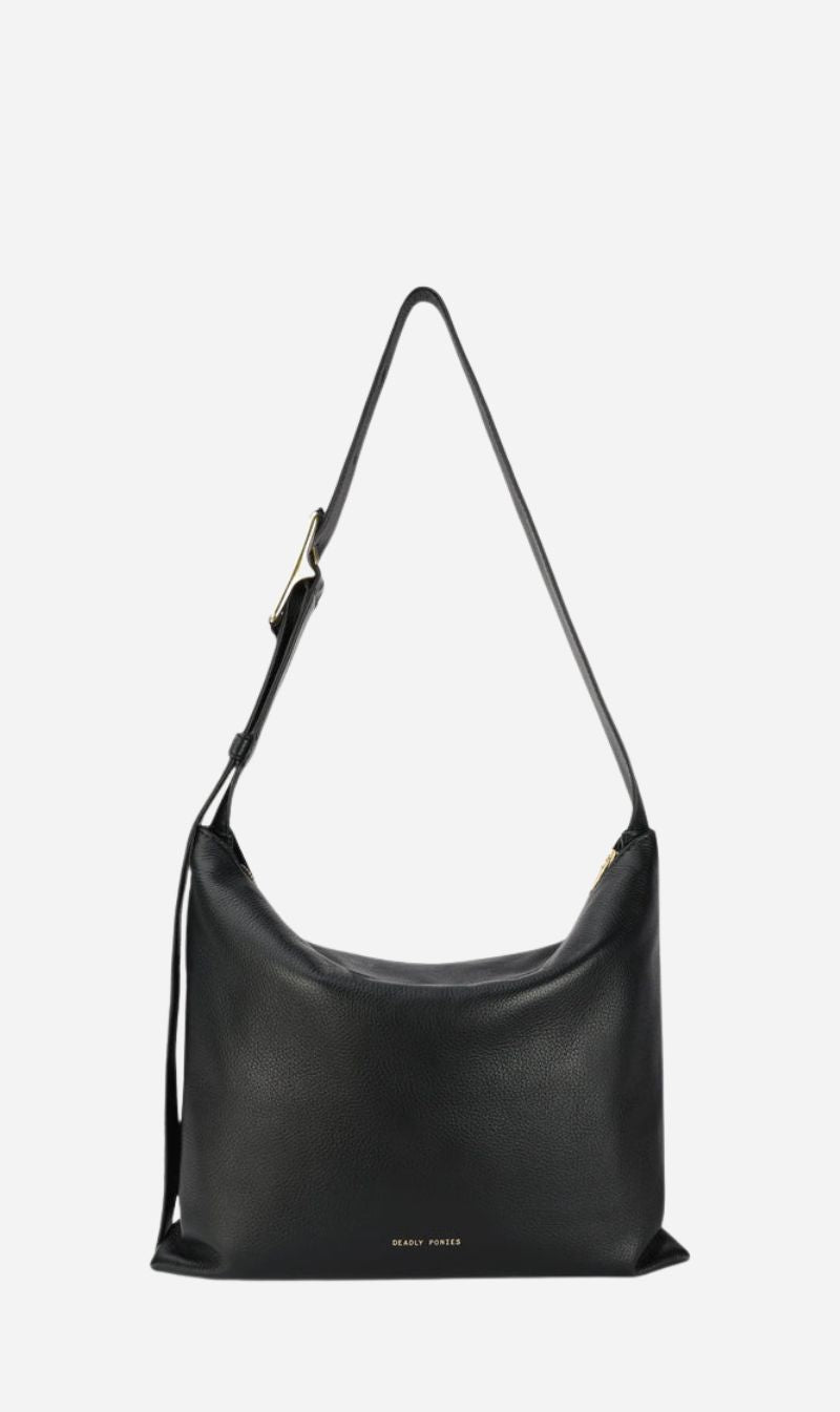 Deadly Ponies | Midimese Bag - Black / Brass