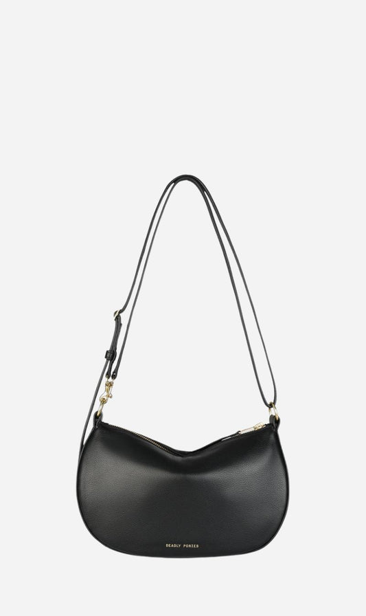 Deadly Ponies | Mini Sling Bag - Black / Brass