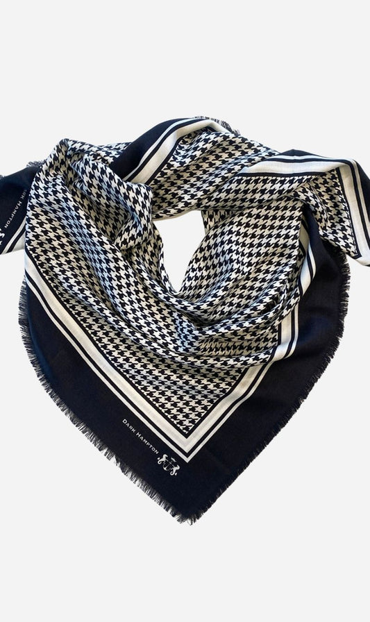 Dark Hampton | The Hunter Wool Silk Scarf