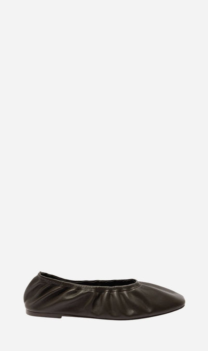 Assembly Label | Marion Leather Ballet Flat - Walnut