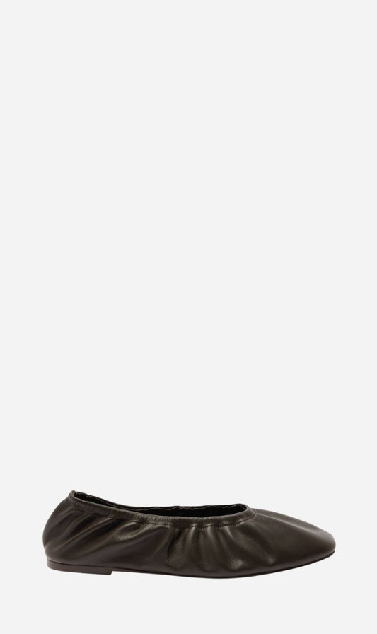 Assembly Label | Marion Leather Ballet Flat - Walnut
