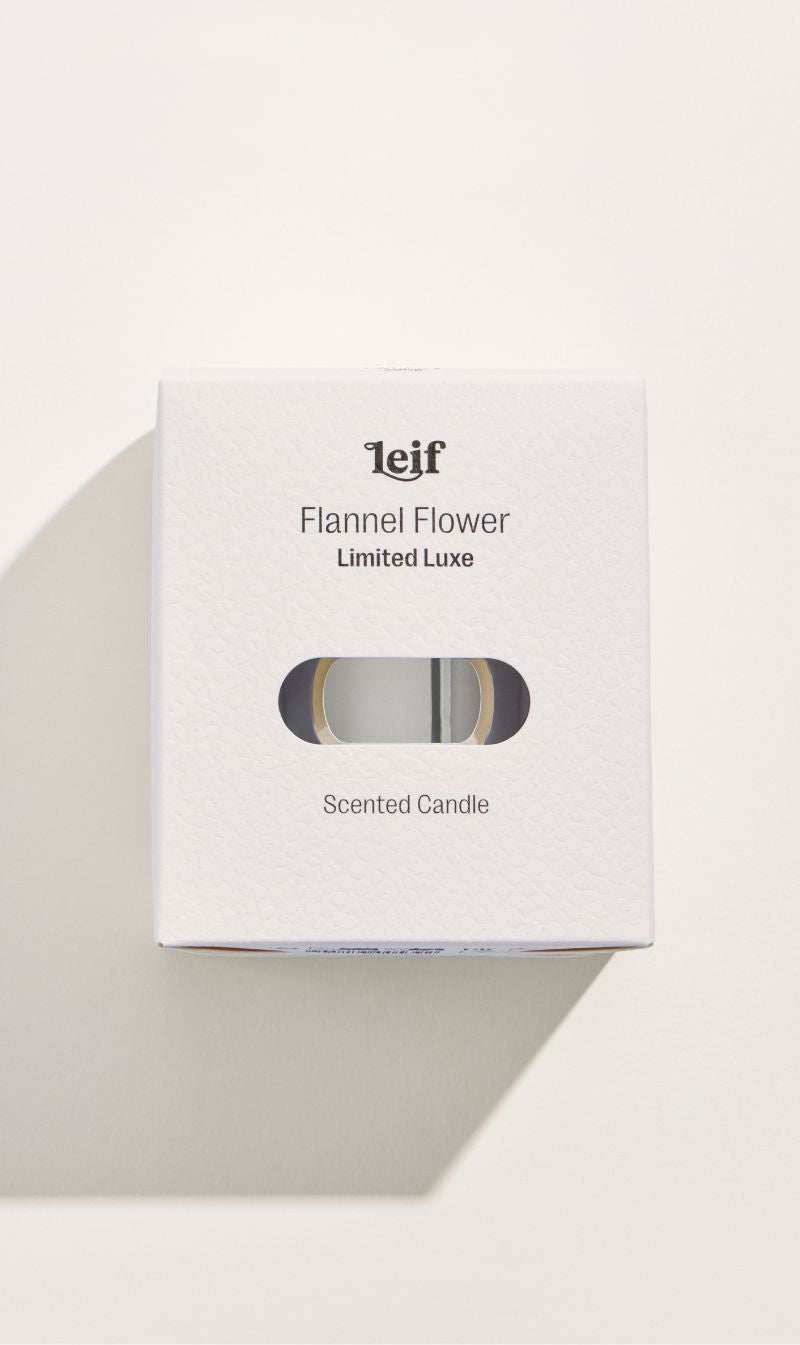 Leif | Limited Luxe Flannel Flower Candle