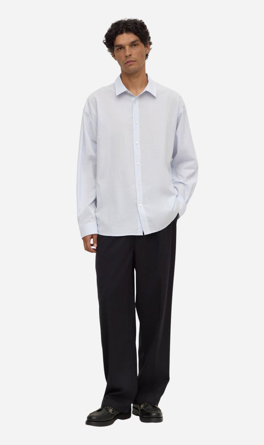 Assembly Label | Franco Long Sleeve Shirt - Powder Blue