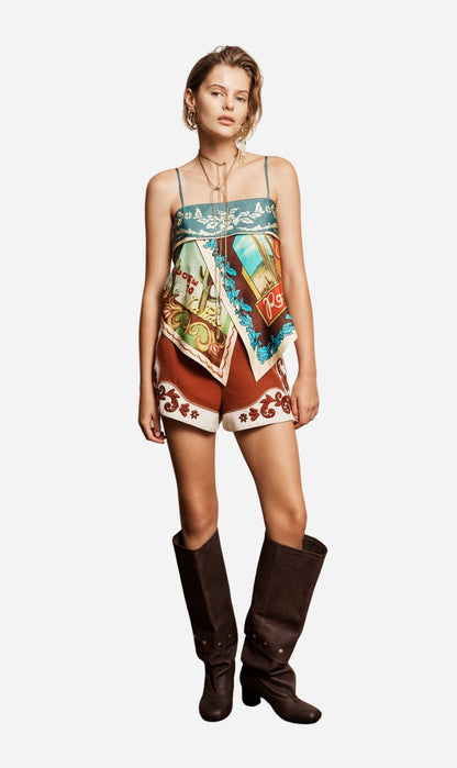 Alemais | Ace Silk Scarf Top