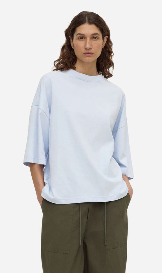 Assembly Label | Max Cotton Oversized Tee - Powder Blue