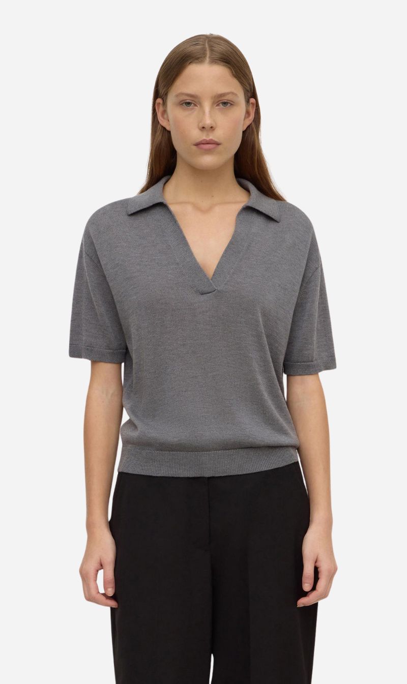 Assembly Label | Mira Polo - Dark Grey Marle