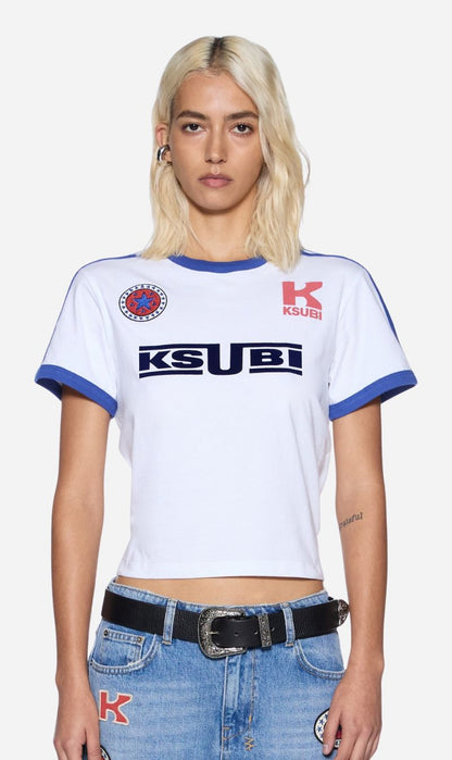 Ksubi | Union Shruken Tee - White