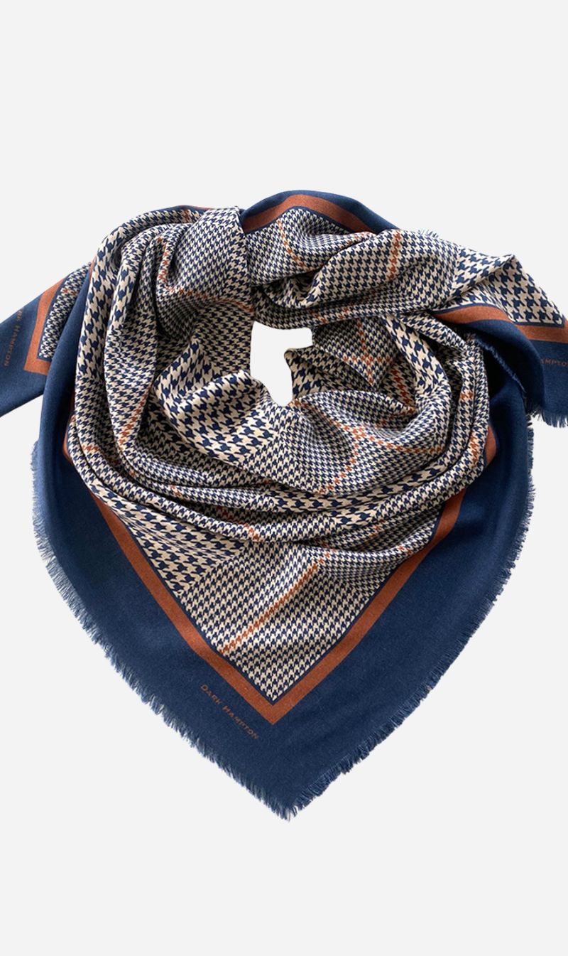 Dark Hampton | The Sutherland Wool Silk Scarf