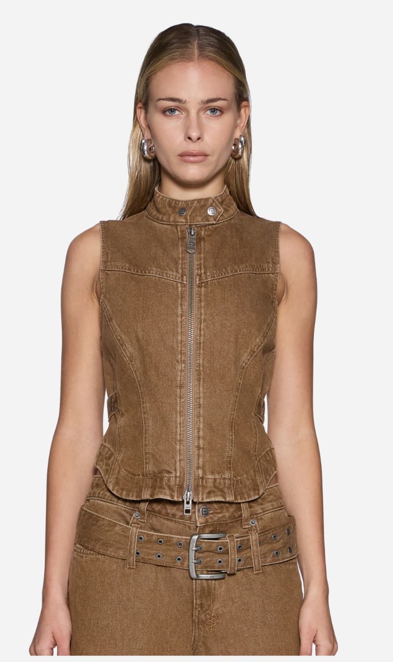 Ksubi | Paradigm Gilet - Rider Brown