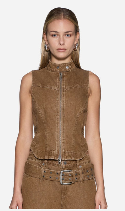 Ksubi | Paradigm Gilet - Rider Brown