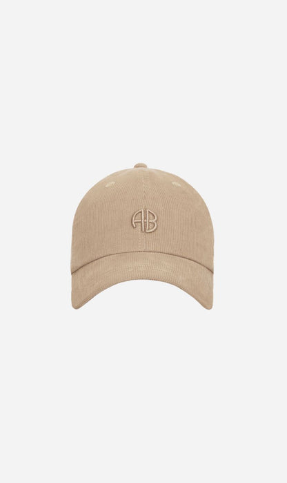 Anine Bing | Jeremy Baseball Cap AB Corduroy - Beige