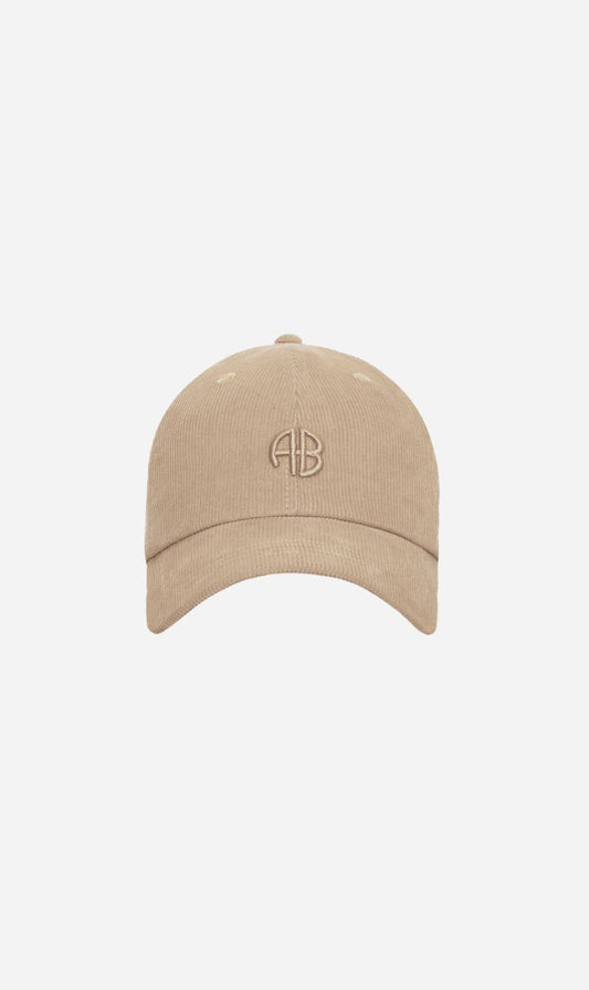 Anine Bing | Jeremy Baseball Cap AB Corduroy - Beige