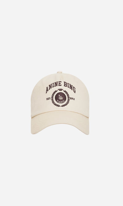 Anine Bing | Jeremy Baseball Cap Collegiate - Cream