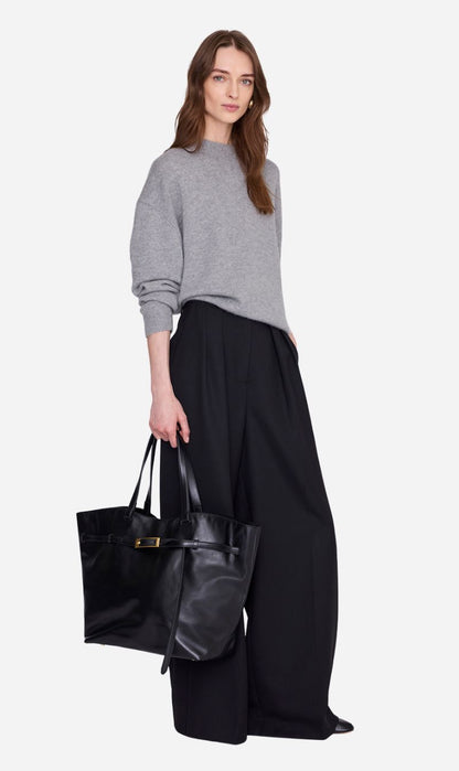 Anine Bing | Elly Tote Small Grained Leather - Black