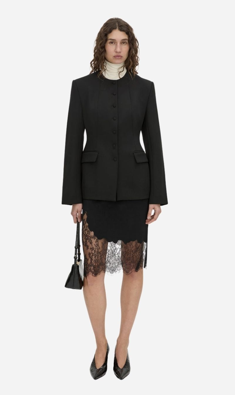 Camilla & Marc | Cayana Lace Knit Skirt - Black