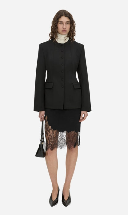 Camilla & Marc | Cayana Lace Knit Skirt - Black