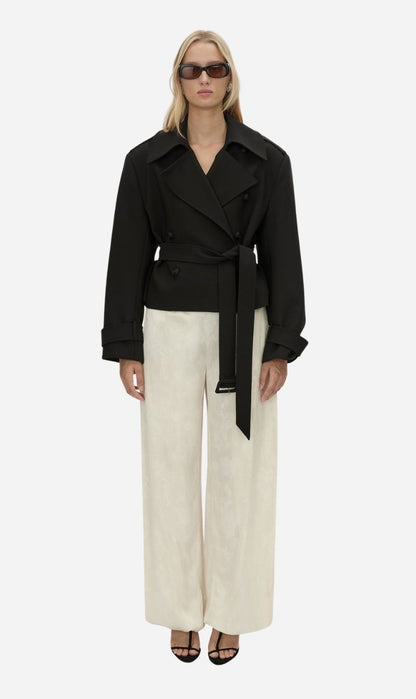 Camilla & Marc | Asena Short Trench - Black