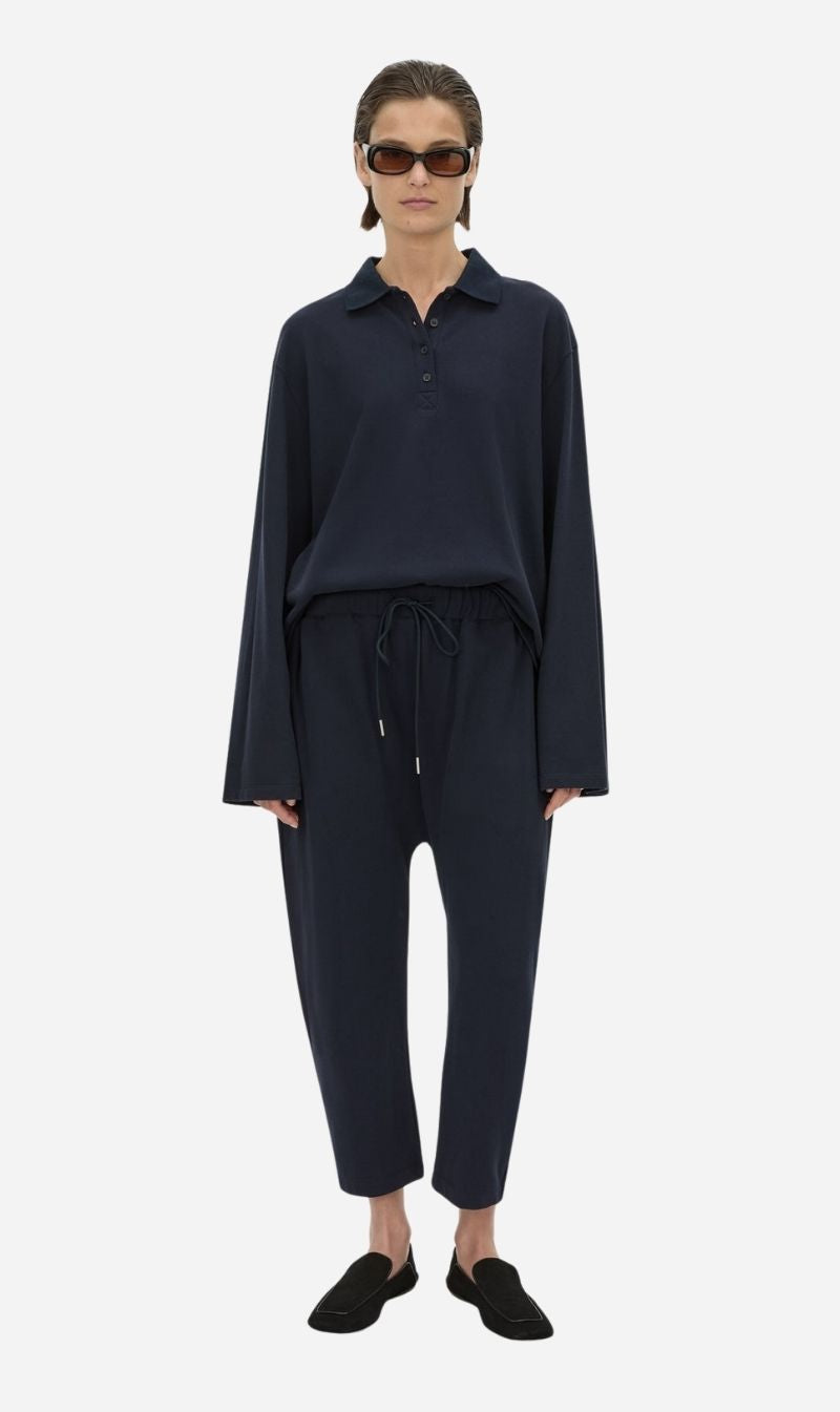 Camilla & Marc | Moreno Pique Track Pant - Navy