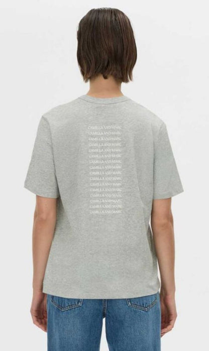 Camilla & Marc | Olympia Print Tee - Grey Marle