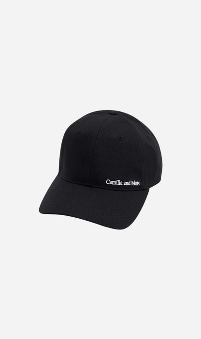 Camilla & Marc | Thome Embroidered Cap - Black