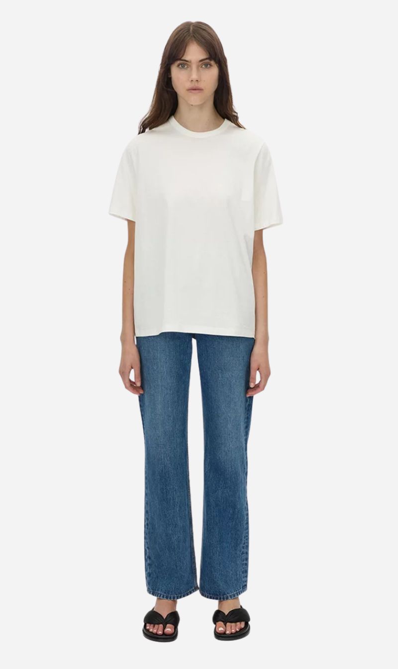 Camilla & Marc | Olympia Print Tee - Soft White / Red