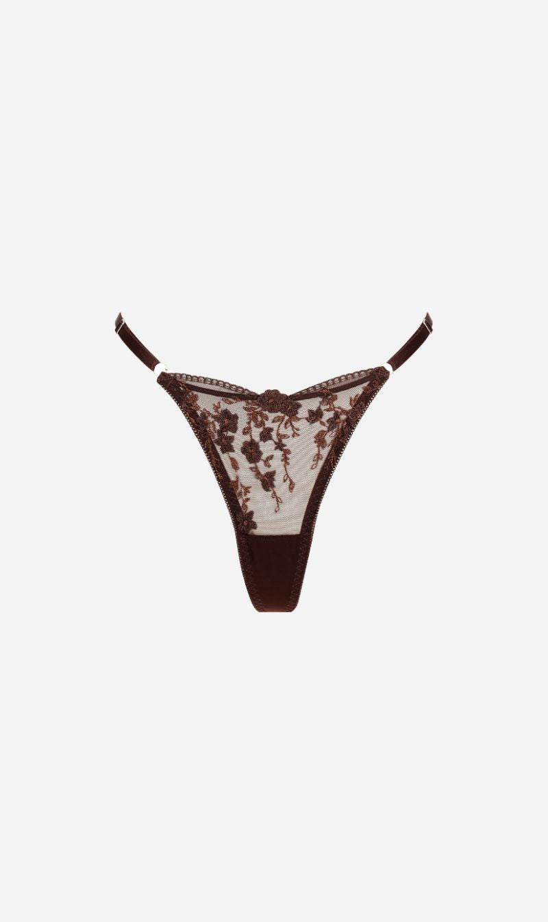 Kat the Label | Sofia Thong - Espresso