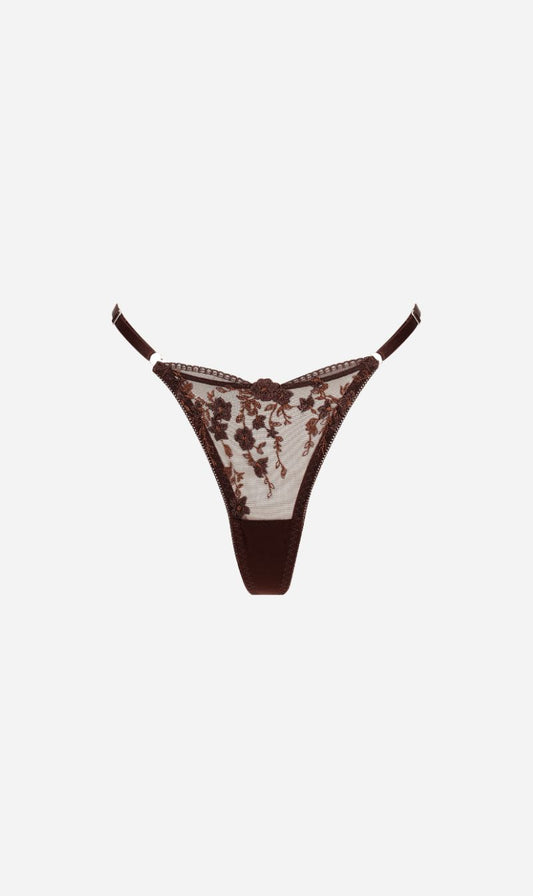 Kat the Label | Sofia Thong - Espresso