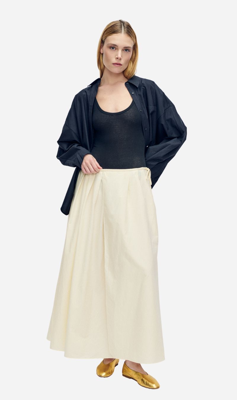 Silk Laundry | Daisy Skirt - Off White