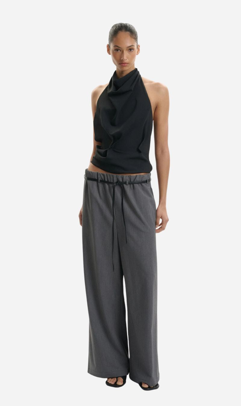 One Of Others | Tyla Pant - Charcoal / Black