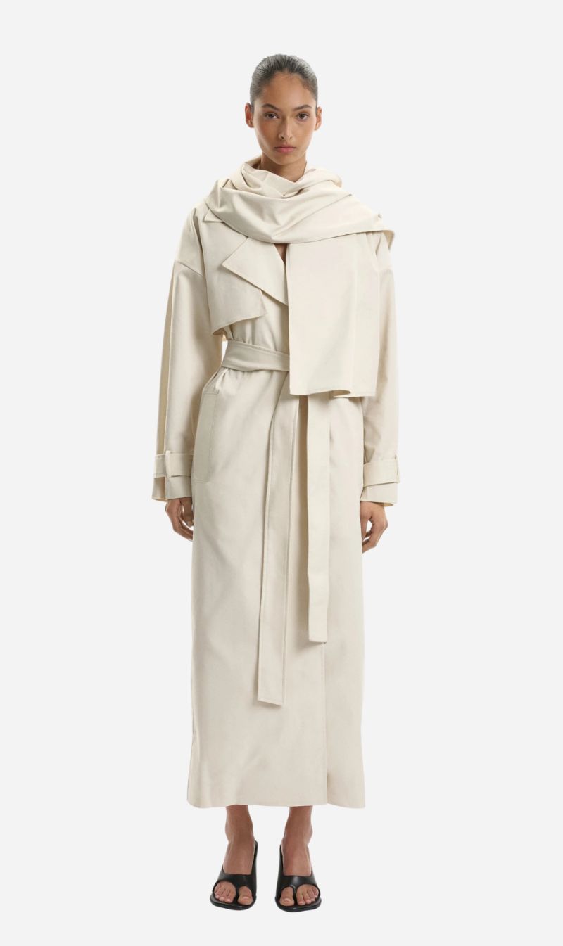 One Of Others | Ares Duster Coat - Ecru