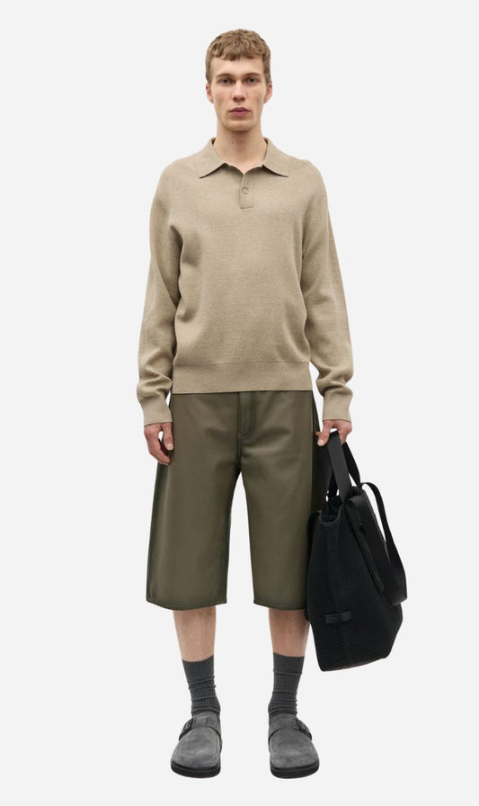 Samsoe Samsoe | Sanino Polo - Aluminum Mel.