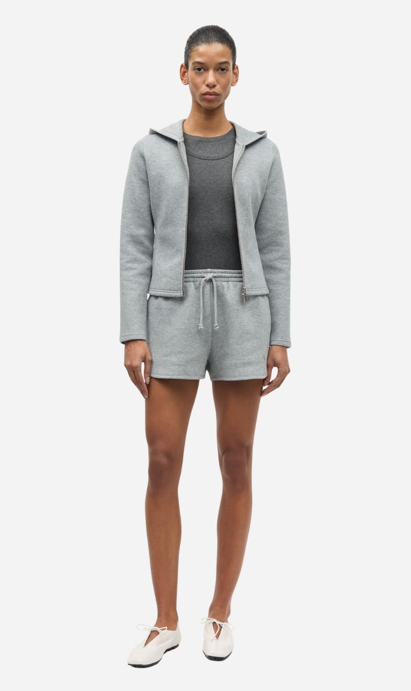 Samsoe Samsoe | Saalice Zip Hoodie - Grey Mel.