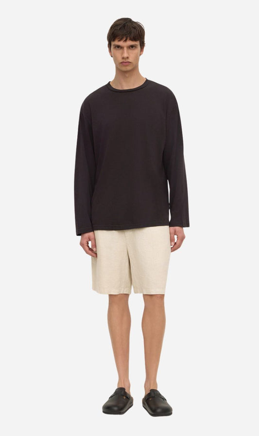 Assembly Label | Finley Linen Short - Limestone