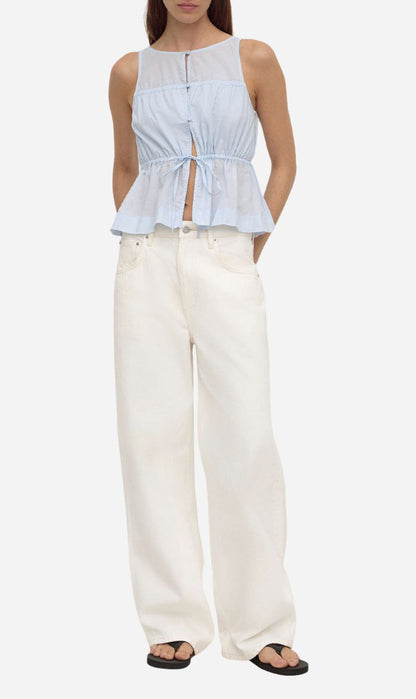 Assembly Label | Suzie Top - Powder Blue