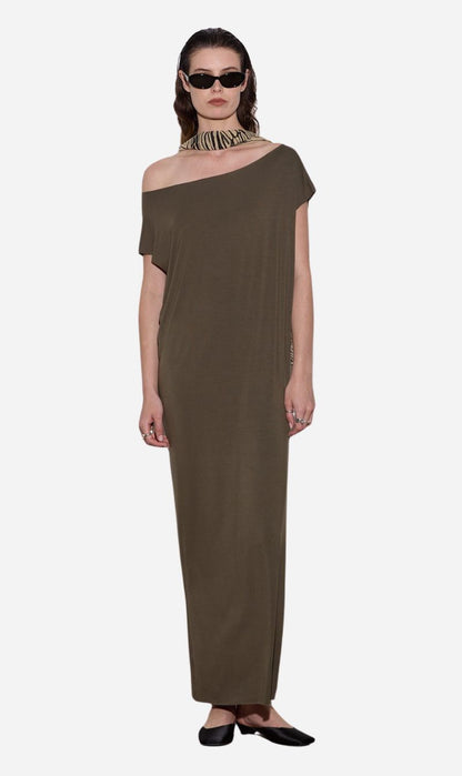 Knuefermann | Laser T Maxi Dress - Olive