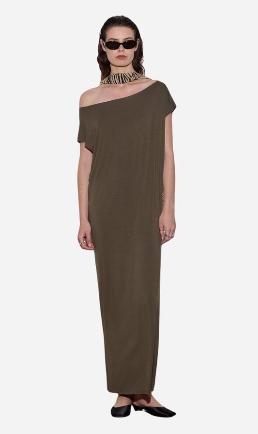 Knuefermann | Laser T Maxi Dress - Olive