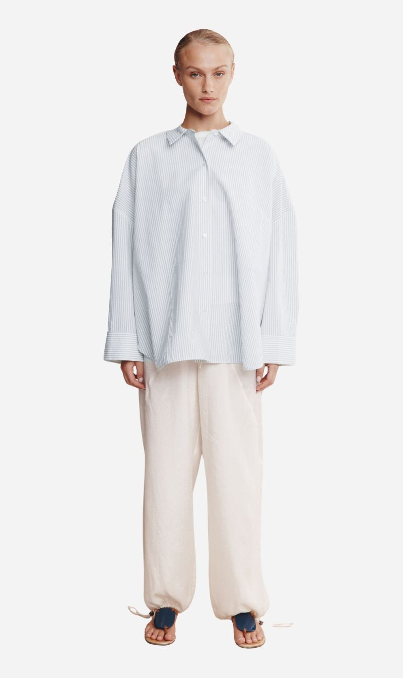 Marle | Mella Shirt - Mist Stripe