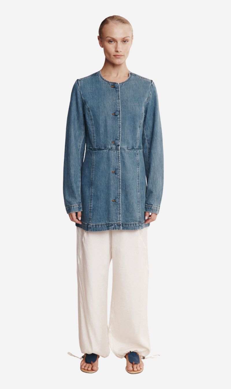 Marle | Riana Jacket - Light Wash 01