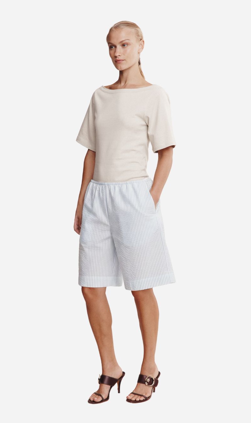 Marle | Nara Short - Mist Stripe Exclusive