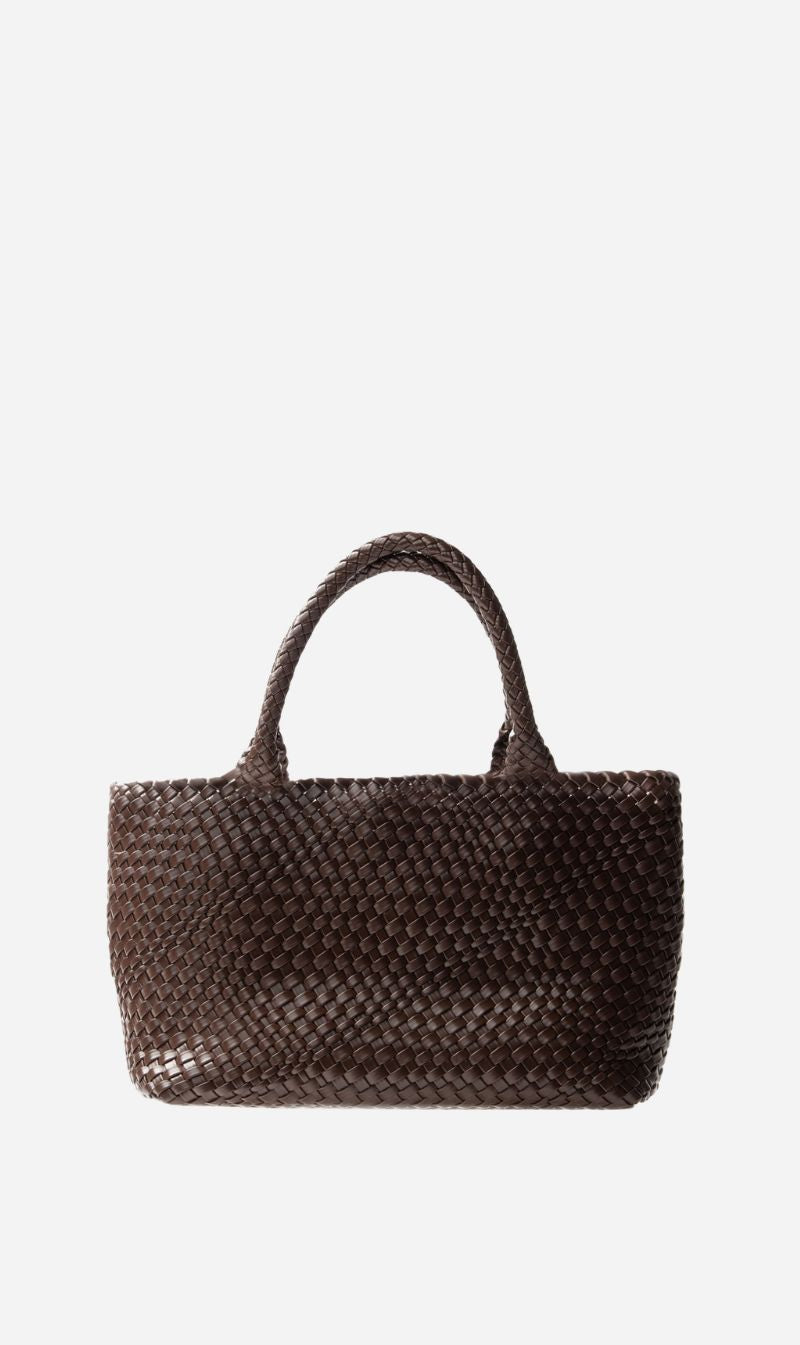 La Tribe | Woven Tote Bag - Brown