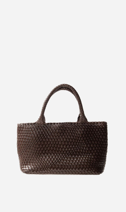 La Tribe | Woven Tote Bag - Brown