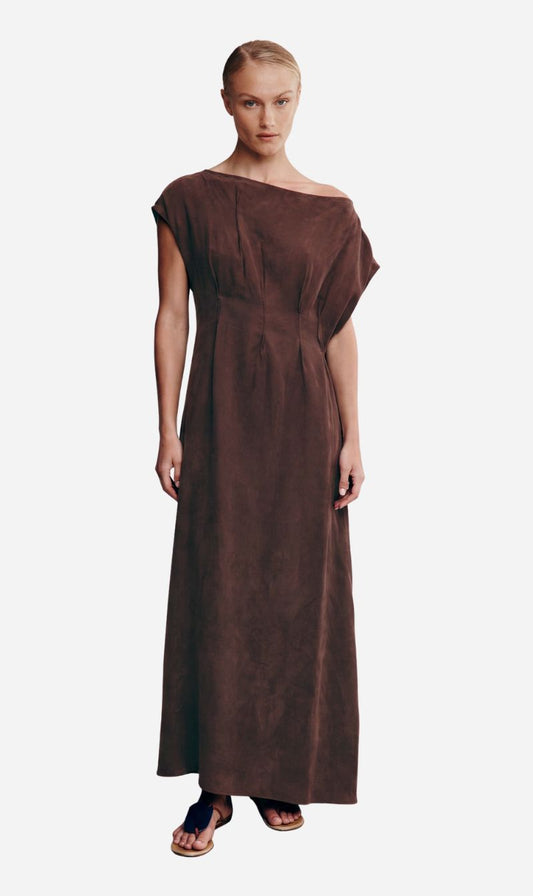 Marle | Gaia Dress - Chocolate