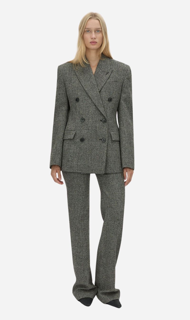 Camilla & Marc | Cinder Double Breasted Blazer - Charcoal
