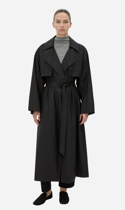 Camilla & Marc | Rhia Sheer Full Length Trench - Black