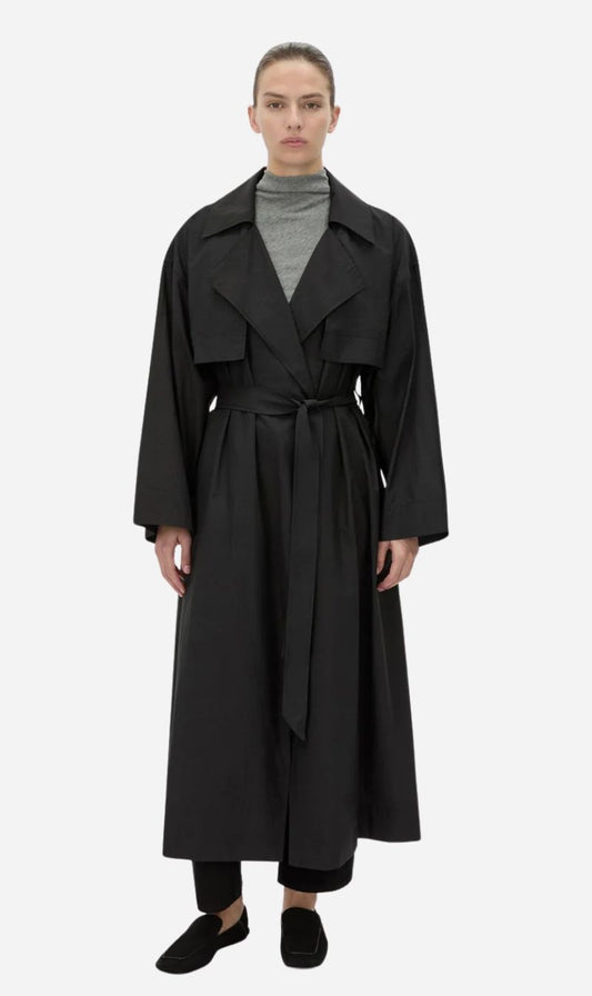 Camilla & Marc | Rhia Sheer Full Length Trench - Black