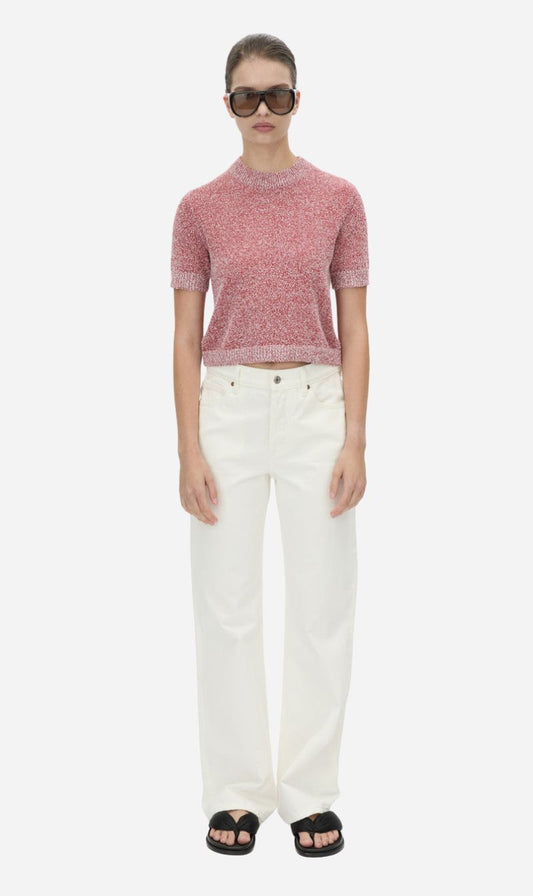 Camilla & Marc | Soleo Textured Knit T.Shirt - Watermelon