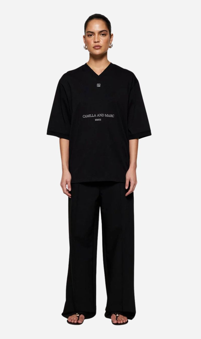Camilla & Marc | Larissa Logo Tee - Black