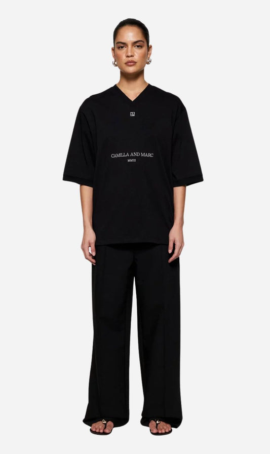 Camilla & Marc | Larissa Logo Tee - Black