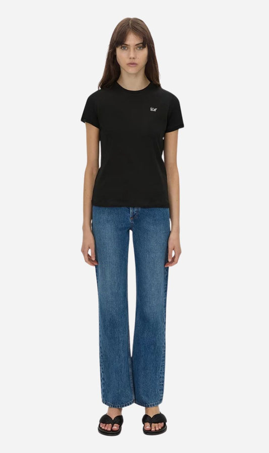 Camilla & Marc | Birdie Fitted Print Tee - Black