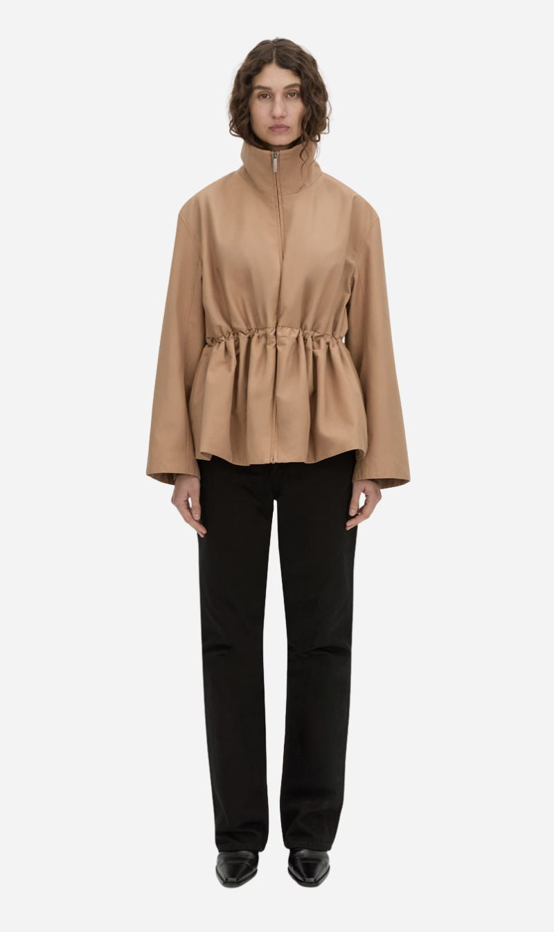 Camilla & Marc | Devon Soft Gathered Anorak - Rosewood